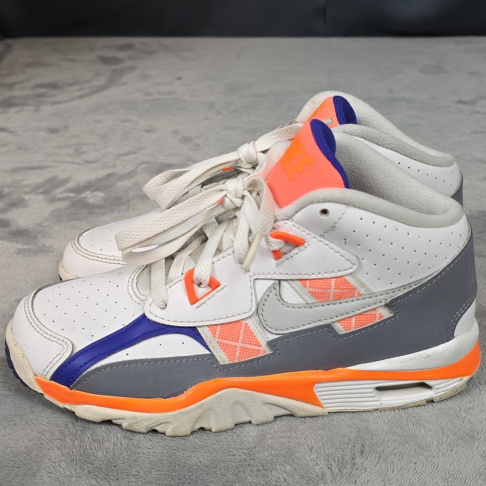 Nike Air Max Trainer SC Orange White DV2353-100 US Size 2.5Y - Picture 4 of 9